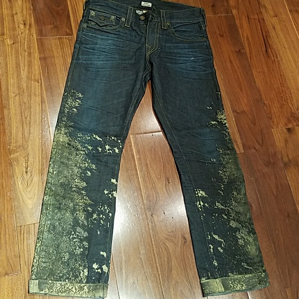 True Religion Ricky jeans, 32, factory painted